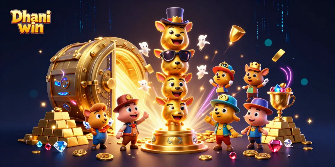 Experience thrilling wins with Dhani win as you engage in dynamic gaming adventures with vibrant 3D visuals.