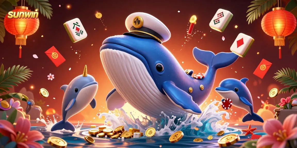 Experience the exciting world of sunwin with a colorful 3D casino scene showcasing vibrant characters and symbols.